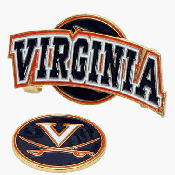 Virginia Cavaliers Hat Clip Golf Ball Marker