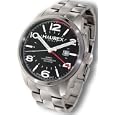 HAUREX MEN'S RED ARROW GMT WATCH BLACK 7A300UN4