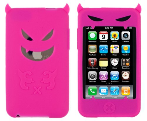 Hot Pink Devil Case for Apple iPod Touch 2G, 3G (2nd & 3rd Generation)