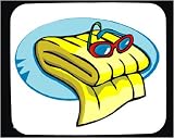Mouse Pad with eyewear, towel, sunglasses