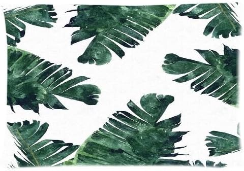 Dawndiy Banana Leaf Watercolor P Custom Pillowcase, Banana Leaf Watercolor P Zippered Pillow Case Cover Size 20*30 (one side)