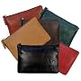 Catwalk Collection Leather Cosmetic Bag