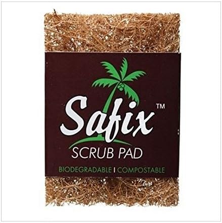 3 x SAFIX Coconut Fibre SCRUB Pads
