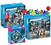 PLAYMOBIL® 3er-Set Polizei, 4693 Polizei-Sondereinsatz, 5180 Polizeimotorrad mit Blinklicht, 5181 Spezialeinheit