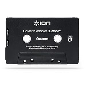 Ion Audio Bluetooth Cassette Adapter | Wiederaufladbarer Bluetooth Musikempfänger für alle Kassettendecks