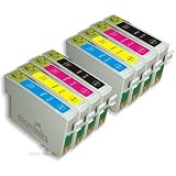 8 Compatible Ink Cartridges for Epson Stylus S20 SX100 SX105 SX200 SX205 SX218 SX400 SX405 SX415 S21 SX110 SX115 SX410 SX415 SX515W SX210 SX215