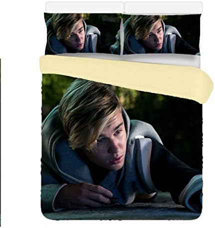 Exciting justin bieber 3 Piece 160x210cm Duvet Cover Sets 2 Pillow Cases Twin Size