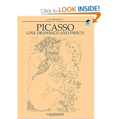 Picasso's Line Drawings and Prints (Dover Art Library)