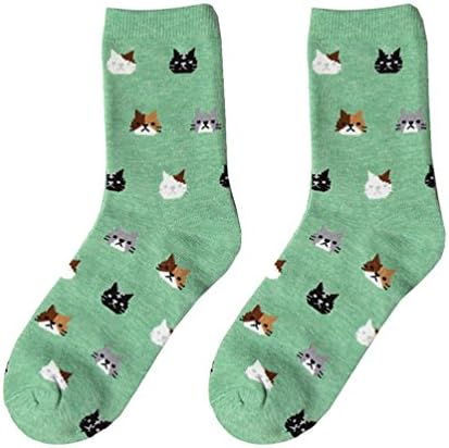 Women Sock Animal Cartoon Funny Cat Cotton Female Sweet Cute Long Socks