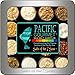 Pacific Gourmet Sea Salt Sampler with 16 Gourmet Sea Salts Complimenting the Cuisine of the Pacific Rim. Presented in a clear plastic case with full description of each salt..