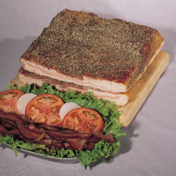 Pepper Coated Country Bacon by Bacon