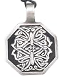 Celtic Butterfly Pewter Pendant Necklace