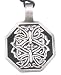 Celtic Butterfly Pewter Pendant Necklace