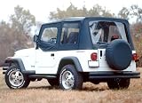 Outland Fabric Replacement Tops for Jeep Wranglers - Denim Black