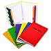 Coloured Notes Notebook with Index Assorted