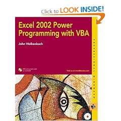 Excel 2002 Power Programming with VBA