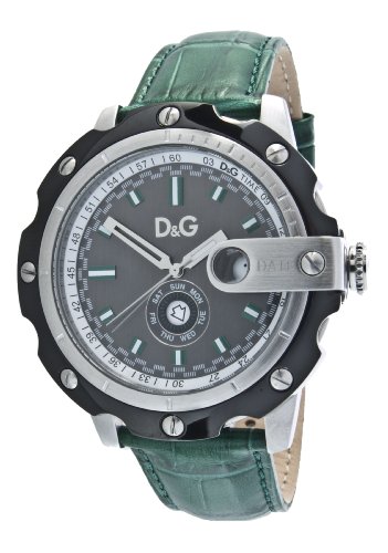 D&G Dolce&Gabbana Herren-Armbanduhr XL Analog Leder DW0575