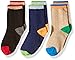 Jefferies Socks Little Boys Wide Rib Cotton Crew Socks 3 Pair Pack, Multi, Medium