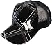 Hurley Puerto Rico Plaid Trucker Hat/Cap (Comes In Severel Different Colors!) (Black Plaid)