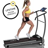 X-LITE I TREADMILL - SUPER COMPACT / SUPER LITE - 750W Powerful Motor - 10KPH - 8 Pre-Set Interval Training Programs - 1 Manual Program - 10% Fixed Incline - Towel Rail - Motorised Folding Fitness Running Machine