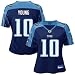 Tennessee Titans Jerseys : Reebok NFL Equipment Tennessee Titans #10 Vince Young Navy Blue Ladies Replica Football Jersey