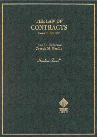 The Law of Contracts (Hornbook Series - 4th Edition) The Law of Contracts (Hornbook Series - 4th Edition)