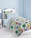 Dream Factory Space Rocket Ultra Soft Microfiber Comforter Set, Multi-Colored, Twin