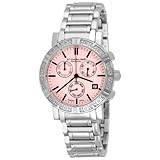 Stuhrling Original Women's 315L.12114 Regent Swiss Chronograph Diamond Pink Dial Watch