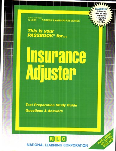 Insurance Adjuster (Passbook Series)