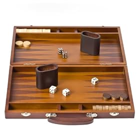 Cardinal Games Game Gallery Wood Backgammon