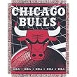 Chicago Bulls NBA Triple Woven Jacquard Throw (019 Series) (48x60")"