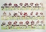 1964 Cleveland Browns Team Signed Lithograph with 24 Signatures