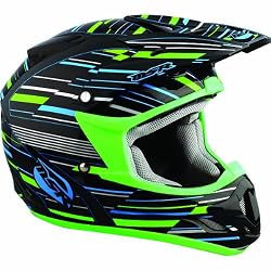 MSR Racing Velocity Scan Men's Off-Road Motorcycle Helmet - Green/Black
