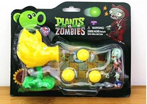 PVZ Plants vs Zombies Peashooter PVC Action Figure Model Toy Christmas Gifts (Style D) by Thongchai