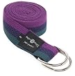 Hugger Mugger D-Ring Yoga Strap 8-Foot (Multi)