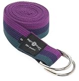  : Hugger Mugger D-Ring Yoga Strap 8-Foot (Multi)