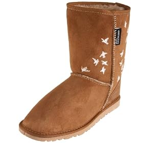 Women's Flock Short Boot Women's Flock Short Boot