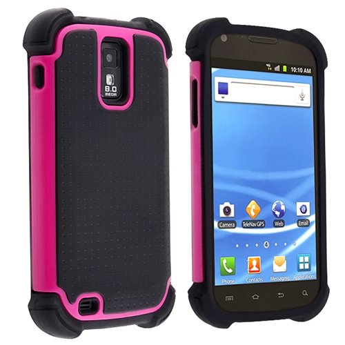 eForCity Hybrid Armor Case Compatible with Samsung© Galaxy S II T-Mobile T989, Black / Hot Pink eForCity Hybrid Armor Case Compatible with Samsung© Galaxy S II T-Mobile T989, Black / Hot Pink