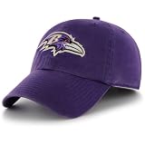 Men's '47 Brand Baltimore Ravens Franchise Slouch Fitted Hat Small