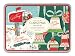 Cavallini Christmas Vintage Mailing Sets, 24 Assorted Cards with Envelopes