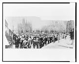 Historic Print (L): A Typical Mormon conference, annually in April