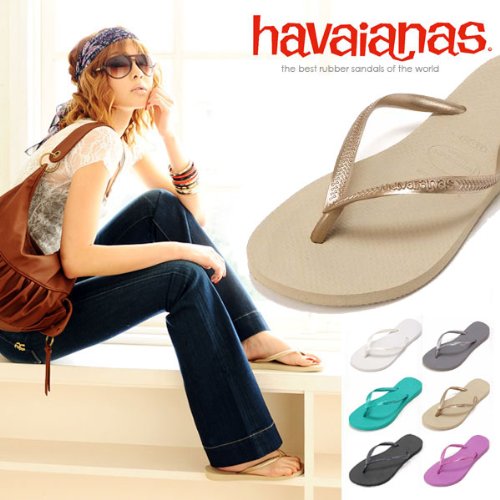 (ハワイアナス) havaianas Slim ビーチサンダル [並行輸入品]