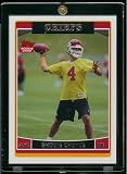 2006 Topps Brodie Croyle Kansas City Chiefs Limited Edition Football Rookie Card - Shipped In Protective Screwdown Case!!
