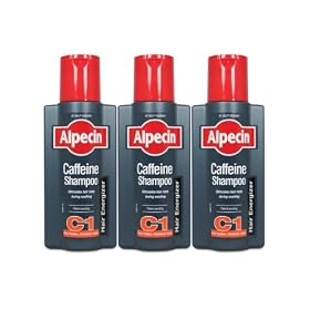 3 x Alpecin Caffeine Shampoo