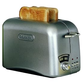De'Longhi CT02R Argento Toaster, 2 Slice