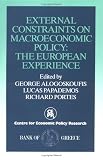 External Constraints on Macroeconomic Policy