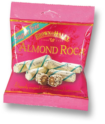 Sugar Free Almond Roca Hanging Bag (3 oz) by Brown & Haley