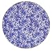 English Bone China Plate 8" Diameter-blue Floral Chintz Decor