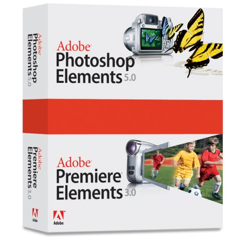 Adobe Photoshop Elements 5.0 Premiere Elements 3.0 Bundle [OLDER VERSION]