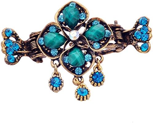 Dongshop(TM) Retro Grasp Crab Clamp Sweet Temperament Tassel Small Diamond Hair Clip Headdress